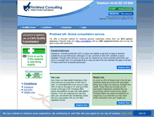 Tablet Screenshot of firstmed.co.uk